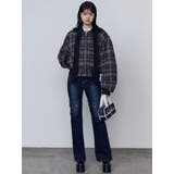 スカーフフーディナイロンブルゾン | EMODA | 詳細画像9 