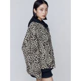 オーバーポケットレオパードブルゾン | EMODA | 詳細画像3 