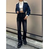 ボアカラーデニムブルゾン | EMODA | 詳細画像10 