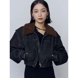 ボアカラーデニムブルゾン | EMODA | 詳細画像12 