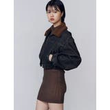 ボアカラーデニムブルゾン | EMODA | 詳細画像25 