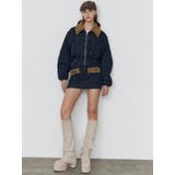 ボアカラーデニムブルゾン | EMODA | 詳細画像43 