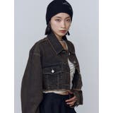 ショートデニムブルゾン | EMODA | 詳細画像10 