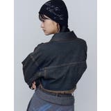 ショートデニムブルゾン | EMODA | 詳細画像16 