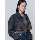 ショートデニムブルゾン | EMODA | 詳細画像23 