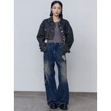 ショートデニムブルゾン | EMODA | 詳細画像24 