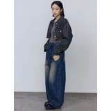 ショートデニムブルゾン | EMODA | 詳細画像26 