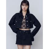 ショートデニムブルゾン | EMODA | 詳細画像28 