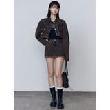 ショートデニムブルゾン | EMODA | 詳細画像6 