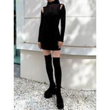 オープンリブジップニットワンピース | EMODA | 詳細画像10