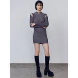 オープンリブジップニットワンピース | EMODA | 詳細画像16