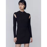 オープンリブジップニットワンピース | EMODA | 詳細画像22