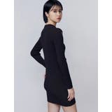 オープンリブジップニットワンピース | EMODA | 詳細画像23