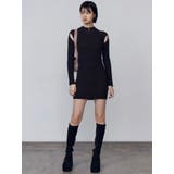 オープンリブジップニットワンピース | EMODA | 詳細画像24