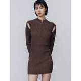 オープンリブジップニットワンピース | EMODA | 詳細画像30