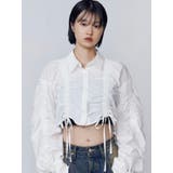 ストリングリボンショートシャツ | EMODA | 詳細画像15