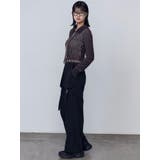 クロスベルトワイドパンツ | EMODA | 詳細画像4 