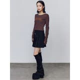 ベルトプリーツスカート | EMODA | 詳細画像17 