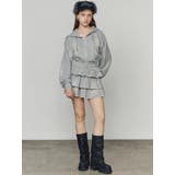 スウェットティアードミニスカート | EMODA | 詳細画像49 