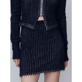 シャギープレーティングポケットスカート | EMODA | 詳細画像1 