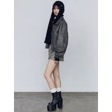 ストライプシャギー2WAYビーニー | EMODA | 詳細画像6 