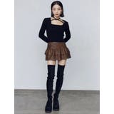 スクエアフィットロングブーツ | EMODA | 詳細画像19 