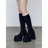 ブラック | バルキープランプフィットブーツ | EMODA