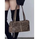 ブラウン | チャームベルトショルダーバッグ | EMODA