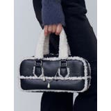 ブラック | クラシックフェイクムートンバッグ | EMODA