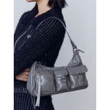 グレー | アウトポケットショルダーバッグ | EMODA