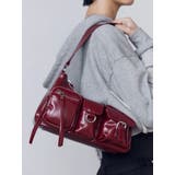 レッド | アウトポケットショルダーバッグ | EMODA