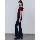 スーパーハイウエストフレアパギンス | EMODA | 詳細画像26 