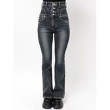 スーパーハイウエストフレアパギンス | EMODA | 詳細画像42 