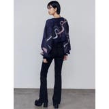 スリーレスアップハイウエストフレアパギンス | EMODA | 詳細画像10