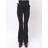 スリーレスアップハイウエストフレアパギンス | EMODA | 詳細画像20