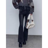 リボンハイウエストフレアパギンス | EMODA | 詳細画像14 