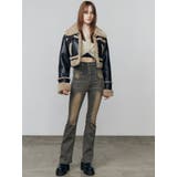 リボンハイウエストフレアパギンス | EMODA | 詳細画像23 