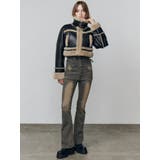 リボンハイウエストフレアパギンス | EMODA | 詳細画像24 