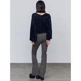 リボンハイウエストフレアパギンス | EMODA | 詳細画像33 