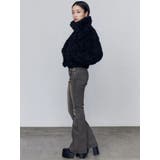 リボンハイウエストフレアパギンス | EMODA | 詳細画像35 