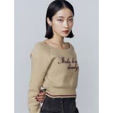 フロントロゴクロップニット | EMODA | 詳細画像19