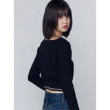 フロントロゴクロップニット | EMODA | 詳細画像33