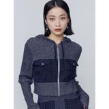 ネイビー | ドッキングポケットパーカー | EMODA