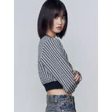 ハウンズトゥースツインニット | EMODA | 詳細画像11 