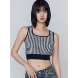 ハウンズトゥースツインニット | EMODA | 詳細画像15 