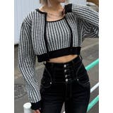 ハウンズトゥースツインニット | EMODA | 詳細画像3 