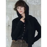 ブラック | 【VEQUM】MOLE KNIT CARDIGUAN | EMODA