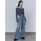 FRONT BUTTON OFF SHOULDER KNIT | EMODA | 詳細画像10 