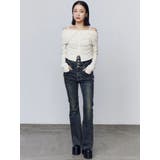 FRONT BUTTON OFF SHOULDER KNIT | EMODA | 詳細画像4 