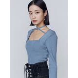 レイヤーコンパクトチョーカーニット | EMODA | 詳細画像28